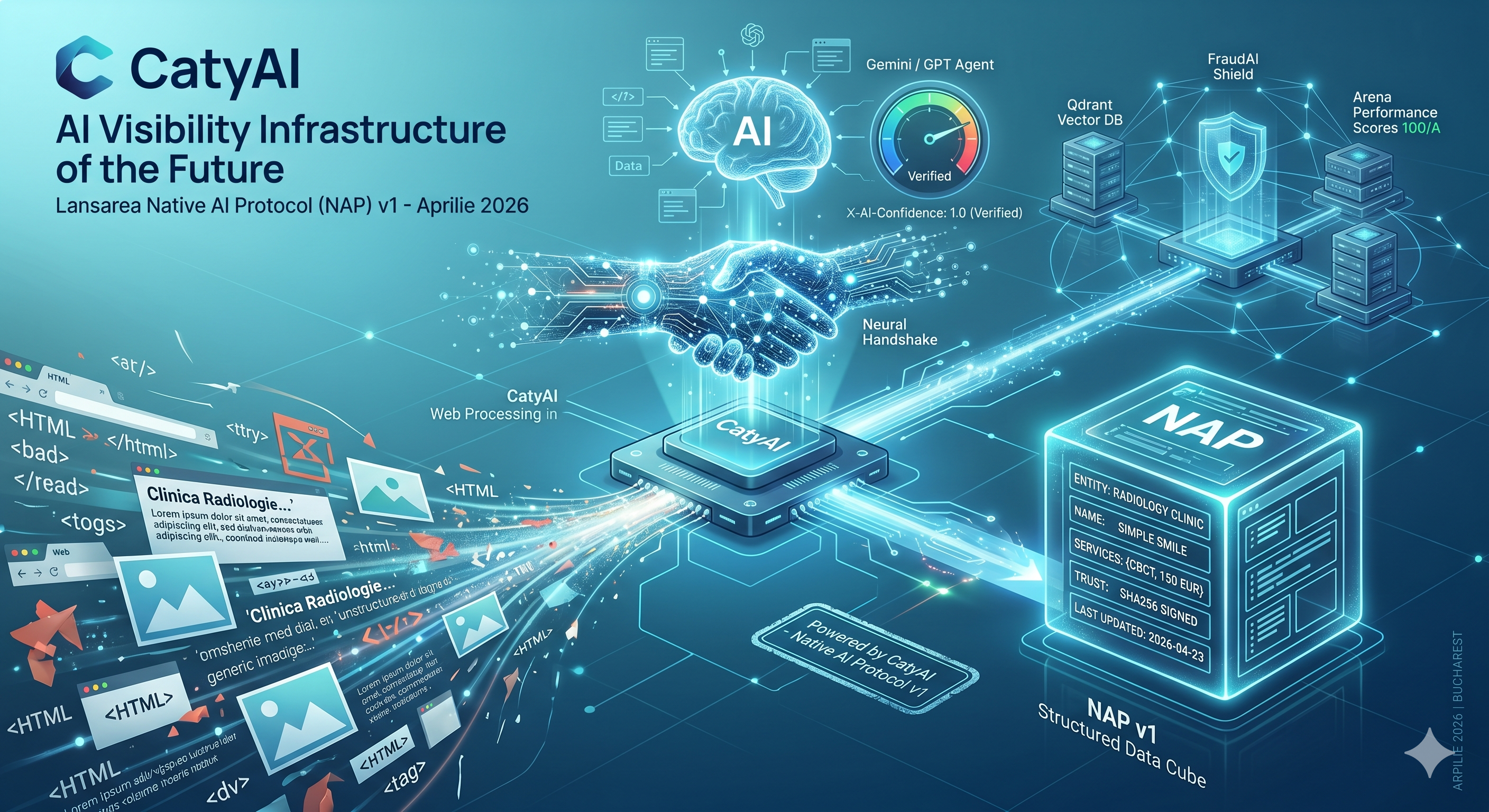 CatyAI Neural Infrastructure — Active AI Technology Standard NAP Protocol